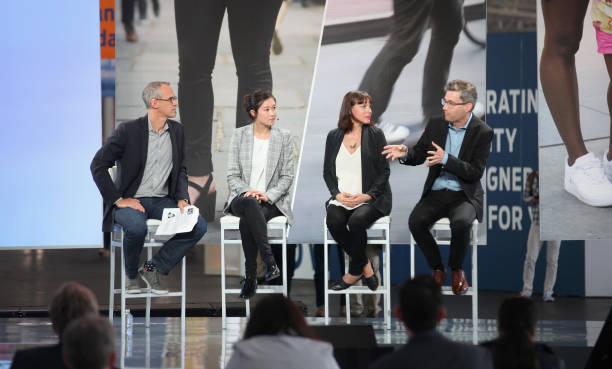 Heidi Hysell participating in a four-person panel at the City of Tomorrow Symposium