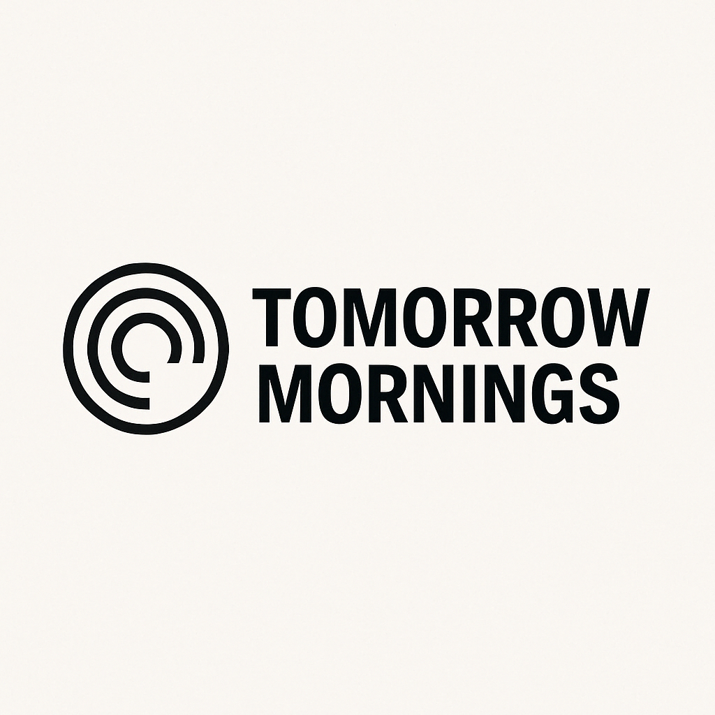Minimalist Tomorrow Mornings Logo