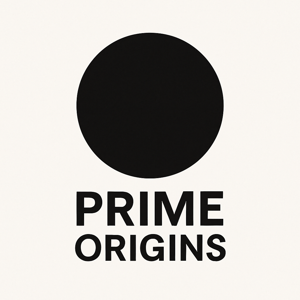 Minimalistic Prime Origins Logo